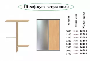 Шкаф-купе ШК-001
