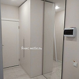Шкаф распашной + зеркало с подсветкой № 37475